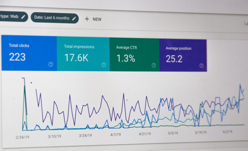 SEO services team analyzing rankings and growth