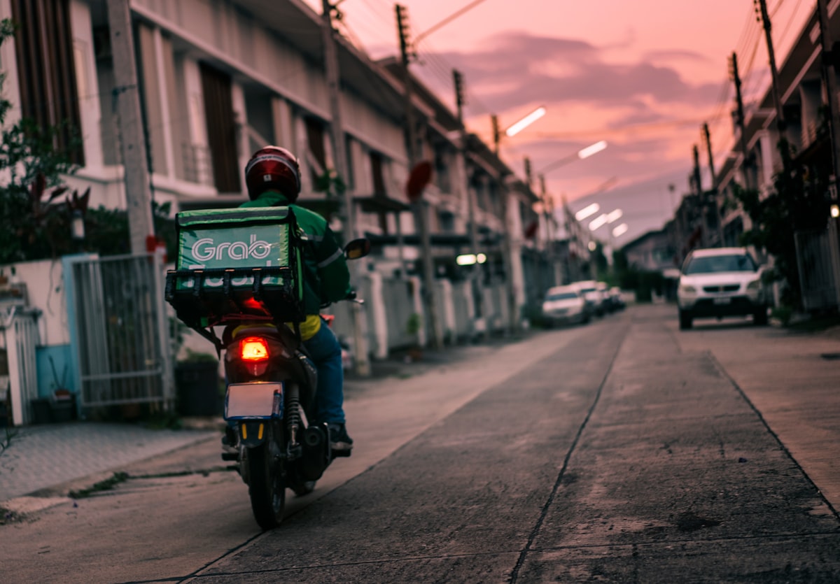 Service business delivering to a nearby locality